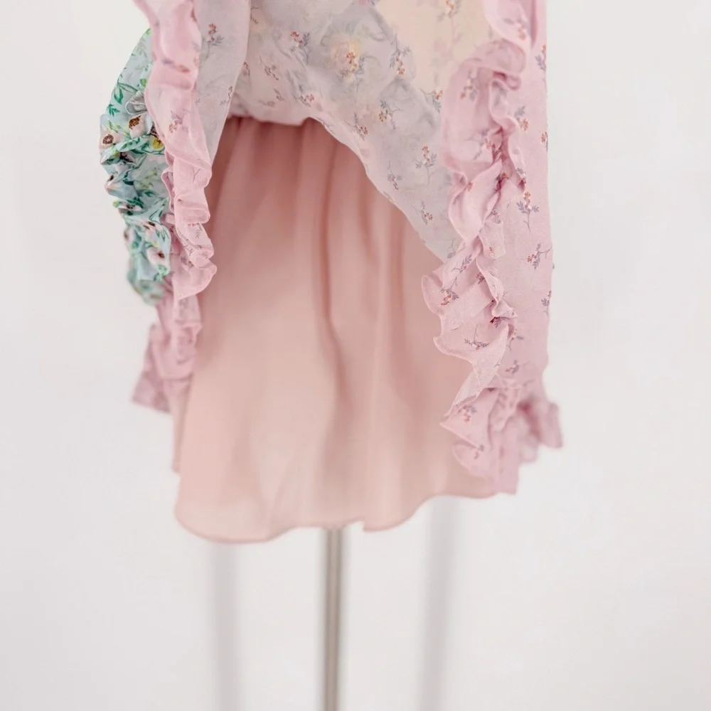 Yumi Kim Floral Mini Dress in Yellow, Blue, and Pink - Picture 8 of 10